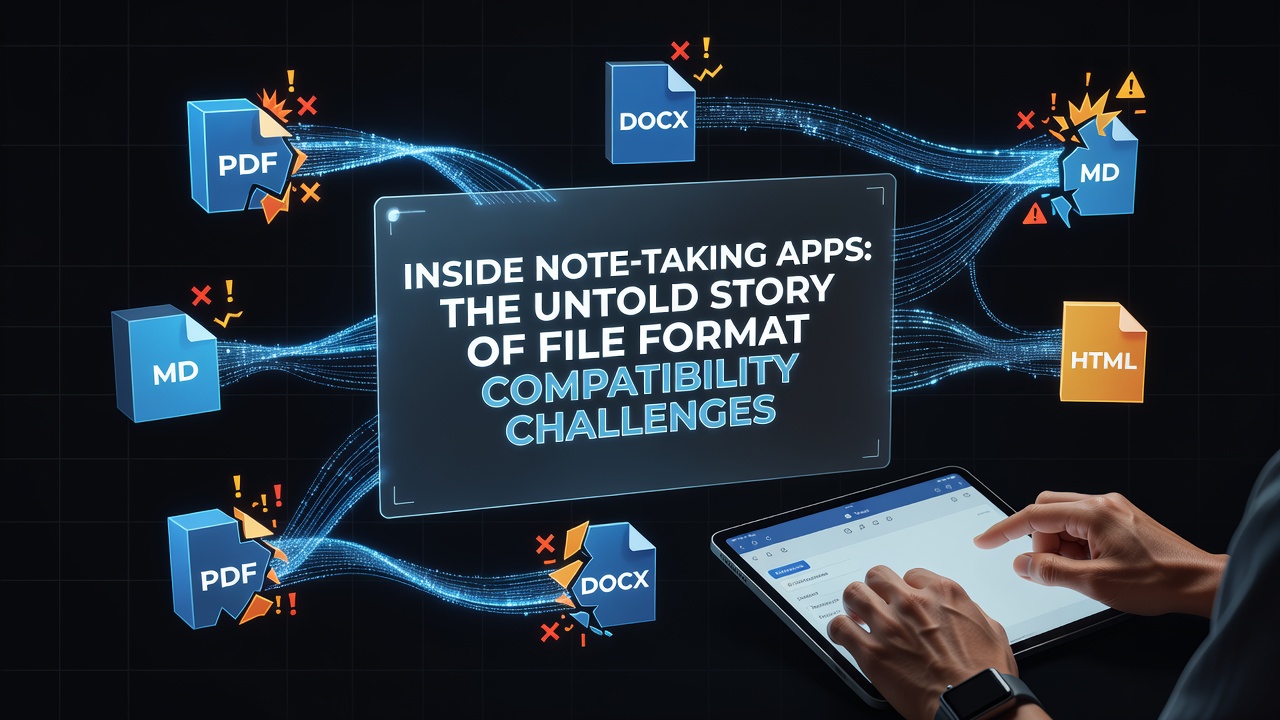 Inside Note-Taking Apps: The Untold Story of File Format Compatibility Challenges